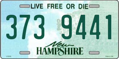 NH license plate 3739441