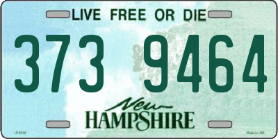 NH license plate 3739464