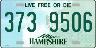 NH license plate 3739506