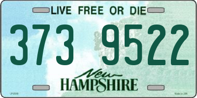 NH license plate 3739522