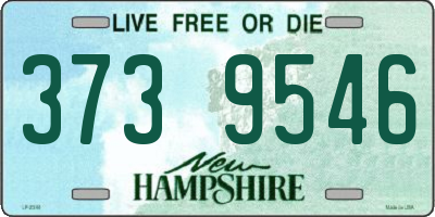 NH license plate 3739546