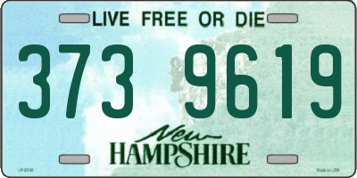 NH license plate 3739619