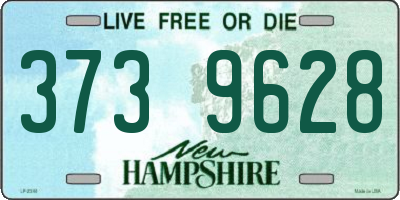 NH license plate 3739628