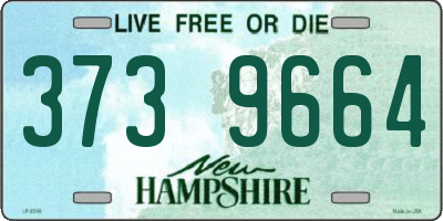 NH license plate 3739664