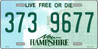 NH license plate 3739677