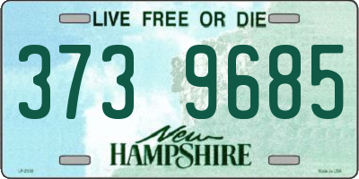 NH license plate 3739685