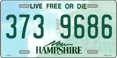 NH license plate 3739686