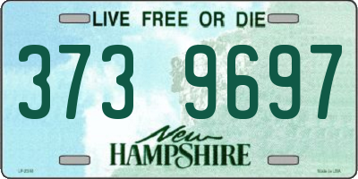 NH license plate 3739697