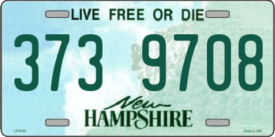 NH license plate 3739708
