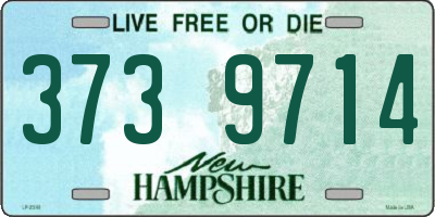NH license plate 3739714
