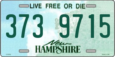 NH license plate 3739715