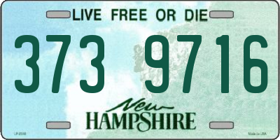 NH license plate 3739716