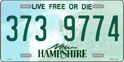 NH license plate 3739774