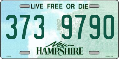 NH license plate 3739790