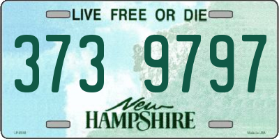NH license plate 3739797