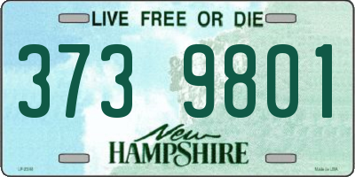 NH license plate 3739801