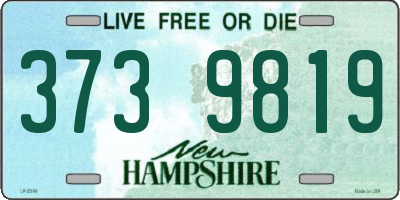 NH license plate 3739819