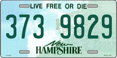 NH license plate 3739829
