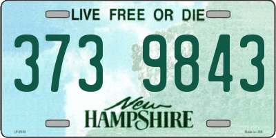 NH license plate 3739843