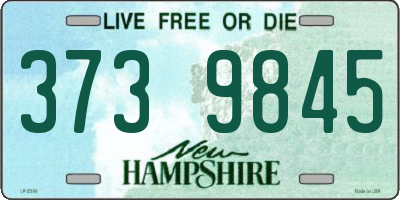 NH license plate 3739845
