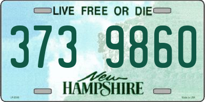 NH license plate 3739860
