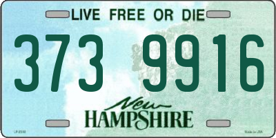 NH license plate 3739916