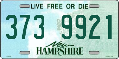 NH license plate 3739921