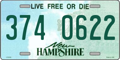 NH license plate 3740622