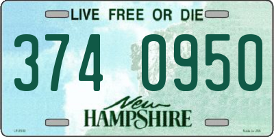 NH license plate 3740950