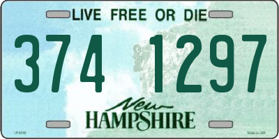 NH license plate 3741297