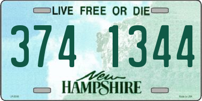 NH license plate 3741344