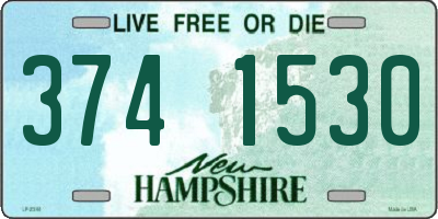 NH license plate 3741530