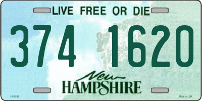 NH license plate 3741620