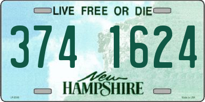 NH license plate 3741624