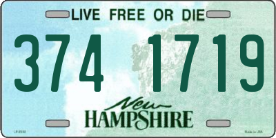 NH license plate 3741719