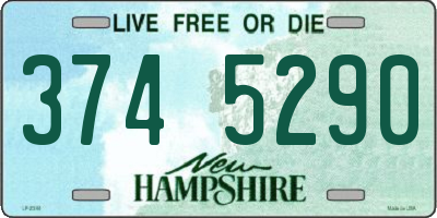 NH license plate 3745290