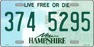 NH license plate 3745295