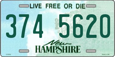 NH license plate 3745620