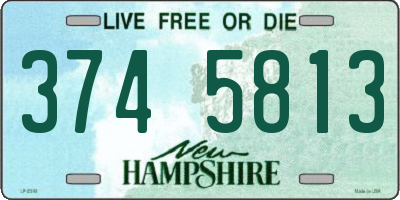 NH license plate 3745813