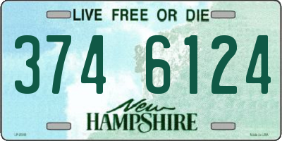 NH license plate 3746124