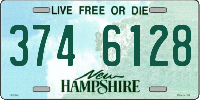 NH license plate 3746128