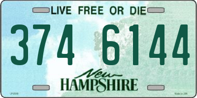 NH license plate 3746144