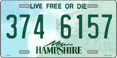 NH license plate 3746157