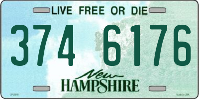 NH license plate 3746176