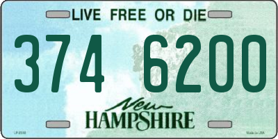 NH license plate 3746200