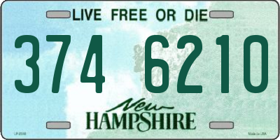 NH license plate 3746210