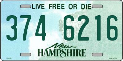 NH license plate 3746216