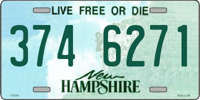 NH license plate 3746271