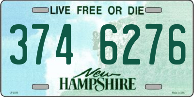 NH license plate 3746276
