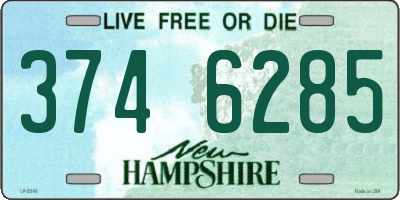 NH license plate 3746285